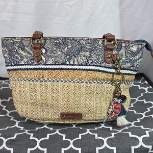 Sakroots Navy and Beige Tote Bag